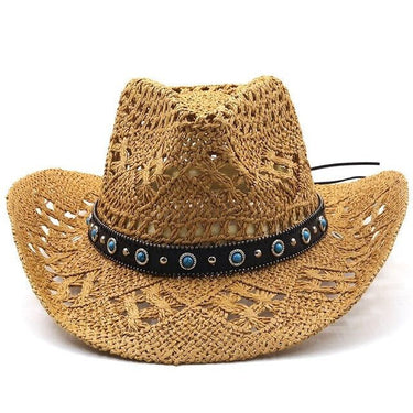 Chapeau Cowboy Paille Tressee